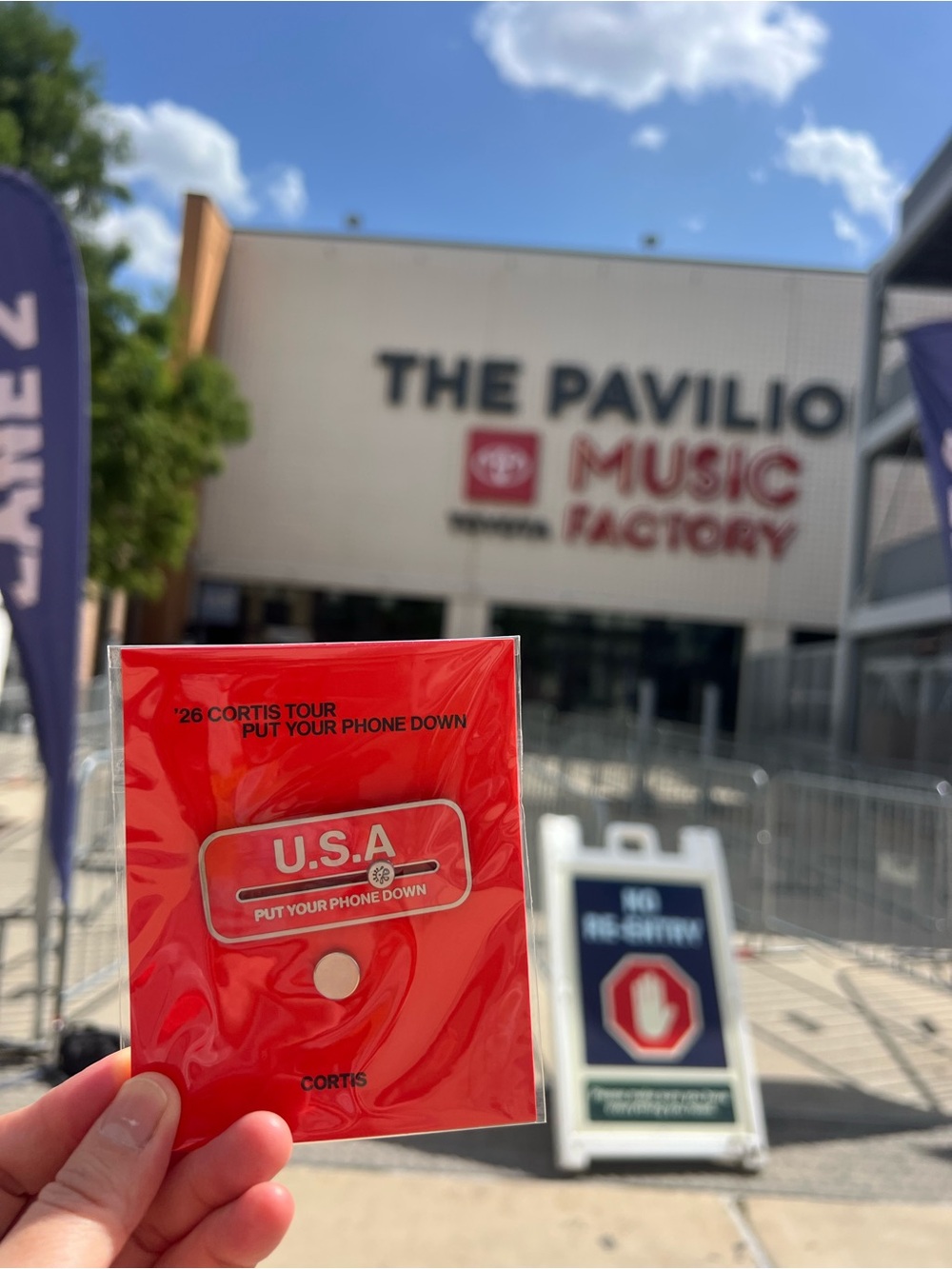 New-CORTIS Official USA Limited Edition Tour Badge purchased in Irving Texas
